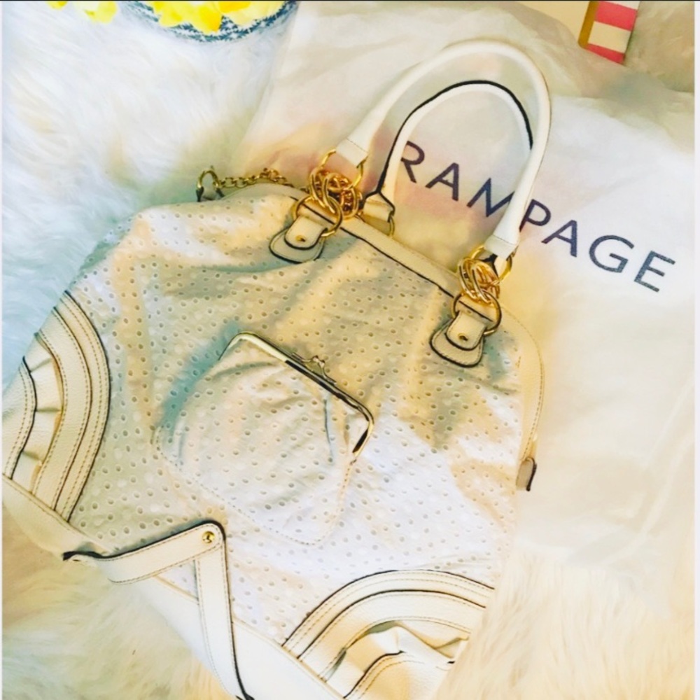 Rampage Eyelet Satchel Bag